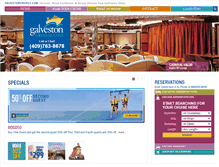 Tablet Screenshot of galvestoncruises.com